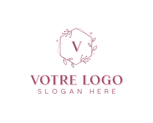 Floral Wreath Beauty Logo