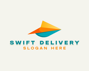 Courier - Shipping Courier Plane logo design