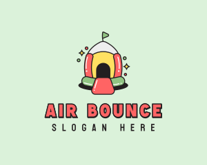 Bounce Castle Playground logo design