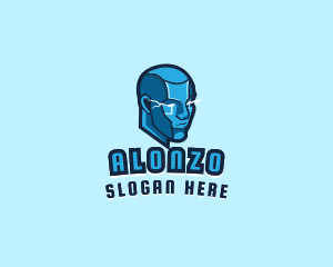 Android Cyborg Titan logo design