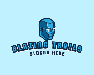 Android Cyborg Titan logo design