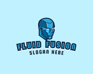 Android Cyborg Titan logo design