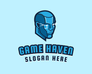 Gamer - Android Gamer Cyborg logo design