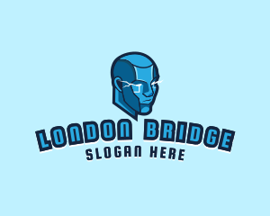 Android Cyborg Titan logo design