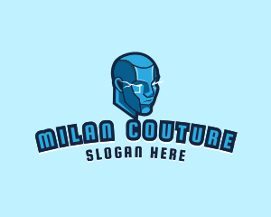 Android Cyborg Titan logo design