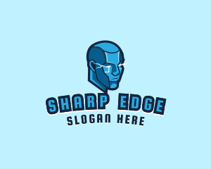 Android Cyborg Titan logo design