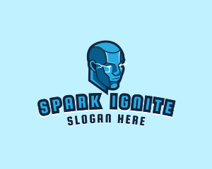 Android Cyborg Titan logo design