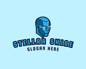 Android Cyborg Titan logo design