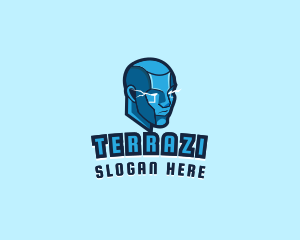 Android Cyborg Titan logo design