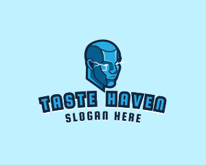 Android Cyborg Titan logo design