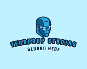 Android Cyborg Titan logo design