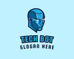 Android - Android Gamer Cyborg logo design
