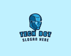 Android Cyborg Titan logo design