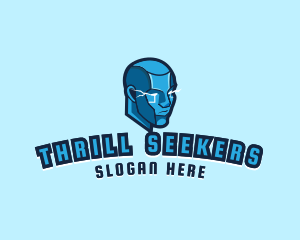 Android Cyborg Titan logo design