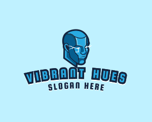 Android Cyborg Titan logo design