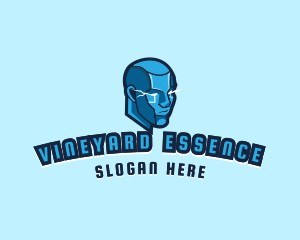 Android Cyborg Titan logo design