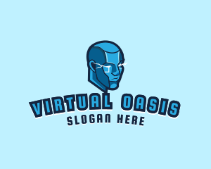 Android Cyborg Titan logo design