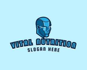 Android Cyborg Titan logo design