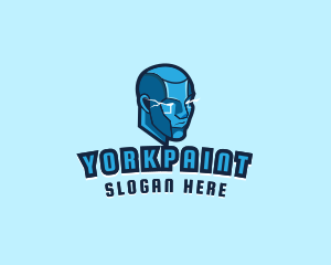 Android Cyborg Titan logo design