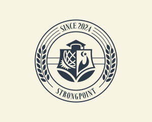 Academic - University Learning College logo design