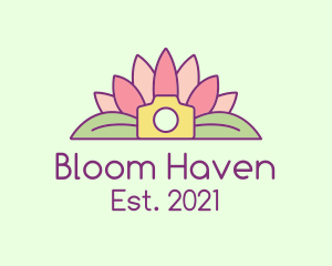 Blooming Lotus Camera logo design