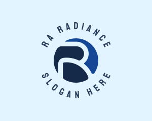 Generic Blue Letter R logo design