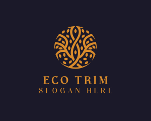 Gardening Eco Nature logo design