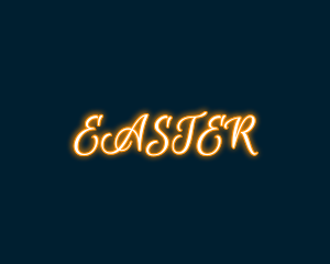 Whimsical Neon Light Logo