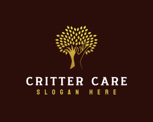 Hand Tree Care logo design