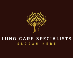 Hand Tree Care logo design