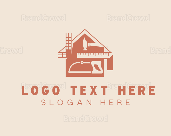 Construction House Repair Logo