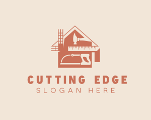 Hacksaw - Construction House Repair logo design