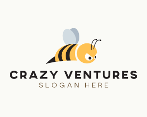 Angry Honey Bee logo design