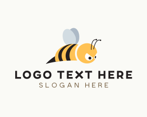 Angry Honey Bee Logo