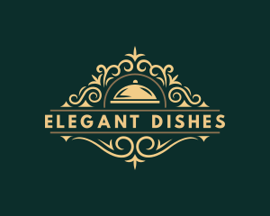 Serving Dish Restaurant  logo design