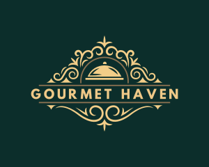 Serving Dish Restaurant  logo design