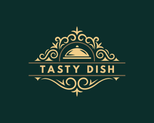 Serving Dish Restaurant  logo design