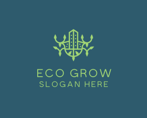 Green Eco Property logo design