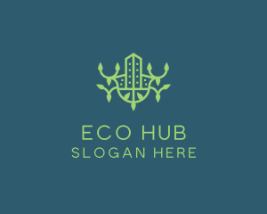 Green Eco Property logo design