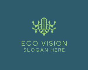 Green Eco Property logo design