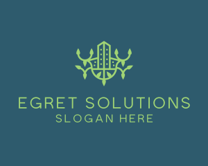 Green Eco Property logo design