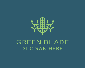 Green Eco Property logo design