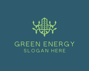 Green Eco Property logo design