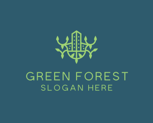 Green Eco Property logo design