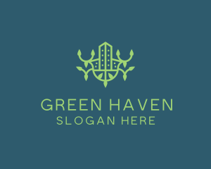 Green Eco Property logo design