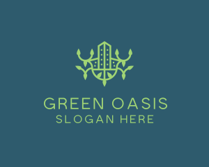Green Eco Property logo design