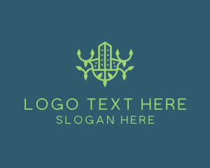 Eco Friendly - Green Eco Property logo design