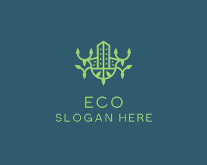 Green Eco Property logo design