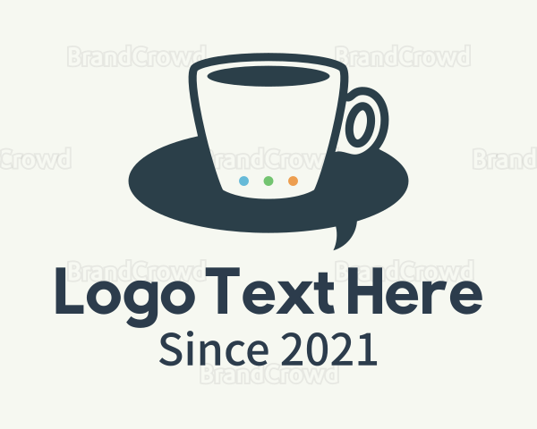 Coffee Cup Messenger Logo