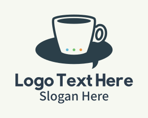 Coffee Cup Messenger Logo